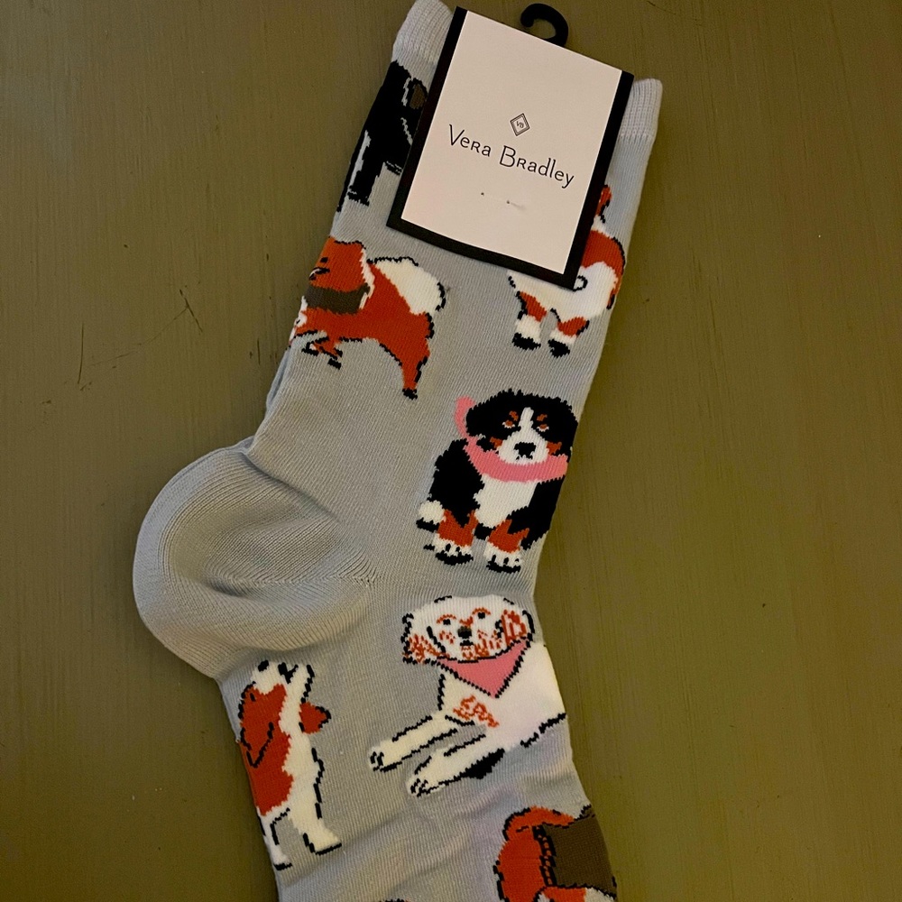Vera Bradley Socks - Dog Show